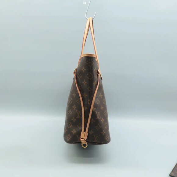 100% Authentic Louis Vuitton Neverfull MM Brown W/P Monogram Canvas Shoulder Bag - Picture 3 of 12